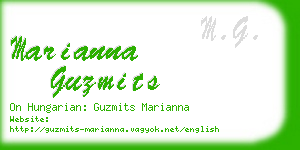 marianna guzmits business card
